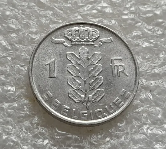 Купити (5627) 1 франк 1980 Бельгія (Бельгия) легенда французькою 'BELGIQUE'