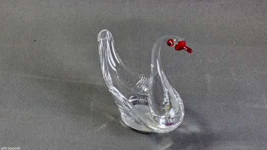Купити Лебідь скляний набір 3шт фігурка статуетка старе радянське скло Вживане