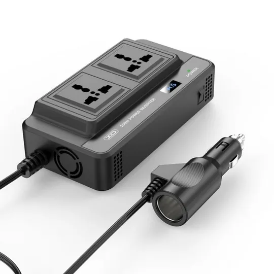 Автомобильный инвертор XO CZ011 200W Цвет Черный Продаж