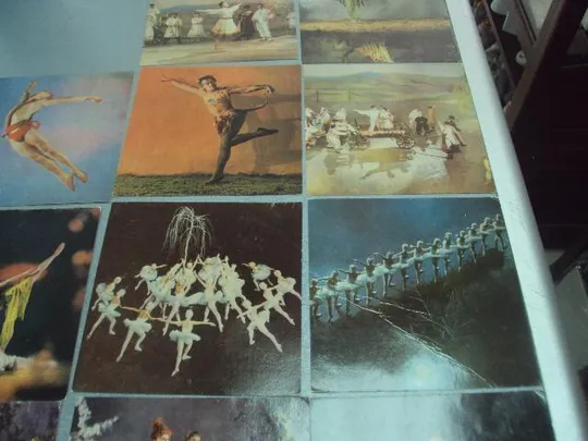 набор открыток балет лесная песня 1968 погребняк 12 шт №4619 Недорого