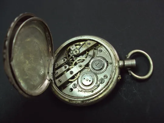 часы карманные ancre серебро №2113 Де купити