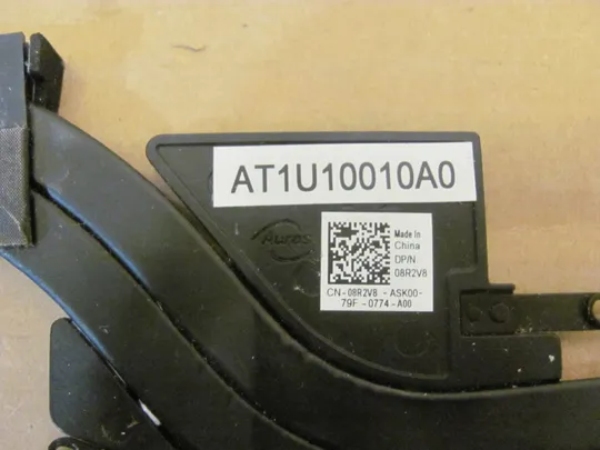 номер0915-15 термотрубка охолодження 08R2V8 AT1U10010A0 для Dell Precision 5520, XPS 15 9560  оригінал З аукціону
