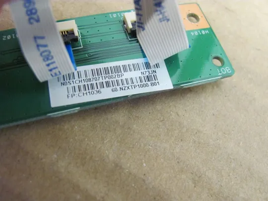 номер0531-17 плата кнопки тачпаду LED 60.NZXTP1000.B01 для Asus N73 N73S  N73J N73JN оригінал Інтернет-аукціон