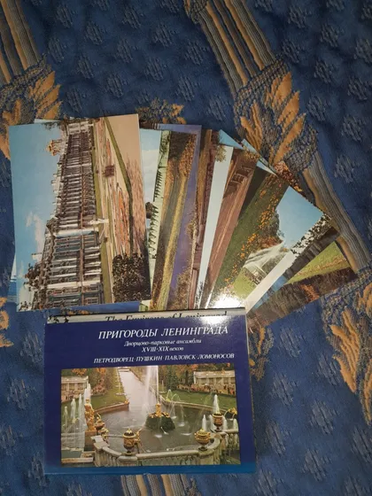 фото, Комплект листівок радянські "Прігороды Ленінграда"
