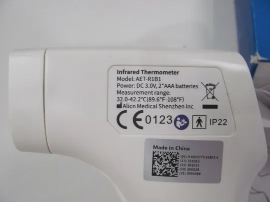 Інфрачервоний термометр Bblove Fast Measurement Fever Warning Aet-r1b1  (8) Недорого