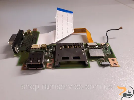 VGA, USB, Card Reader роз&#039;єми для ноутбука Fujitsu P1510, б/в Ціна