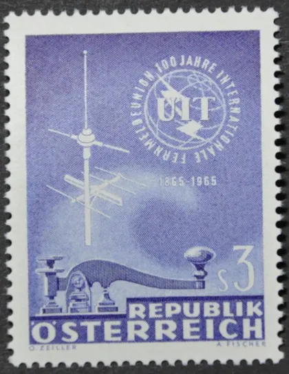 фото, Австрия Телекоммуникации UIT ITU 1965