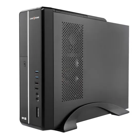Корпус Slim LP S602 BS 2хUSB2.0, 2хUSB3.0 + Блок питания Micro ATX 400W 8см Ціна
