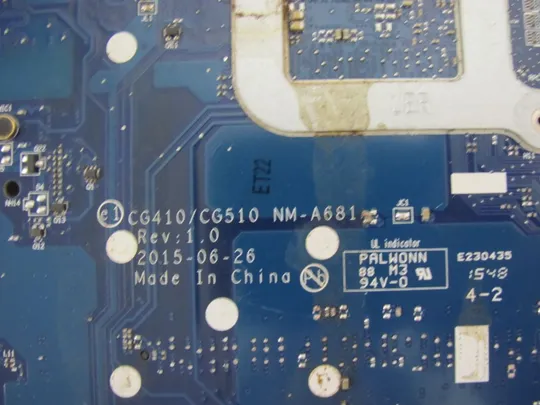 номер0110-13 материнська плата i3-5005U SR27G CG410/CG510 NM-A681 для Lenovo 100-15IBD З аукціону