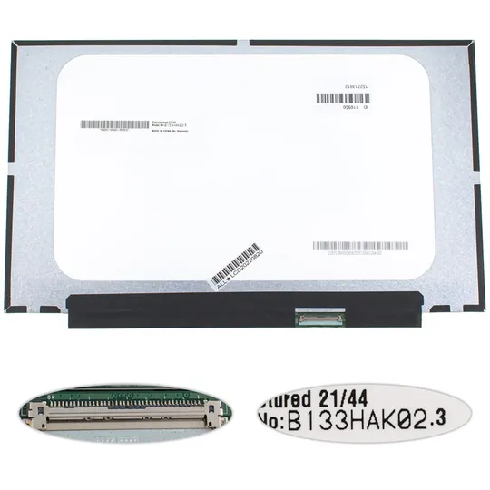 Матрица 13.3" B133HAK02.3 touch (1920*1080, 40pin(eDP) LED, SLIM(без планок и ушек), матовая, разъем справа внизу) для ноутбука Ціна