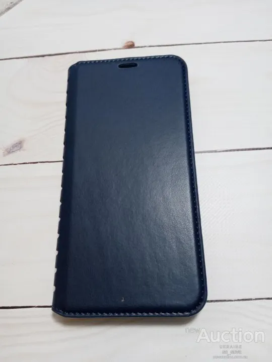 Купити Чохол-книжка Leather Folio (high copy) для Huawei Y7 Pro 2019 синій
