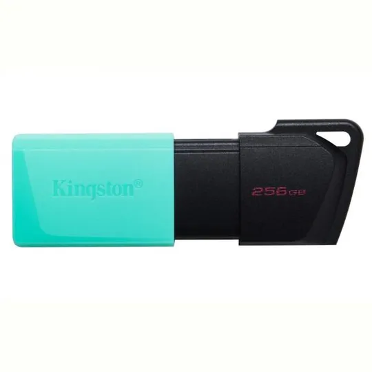 Флеш-накопитель USB3.2 256GB Kingston DataTraveler Exodia M Black/Teal (DTXM/256GB) Де купити