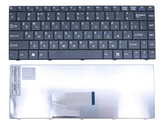 Клавиатура для MSI CX41, CX420, CX420MX, GE40, GE40, N4205 ( RU black ). (V111822AK1). Оригинал. Ціна