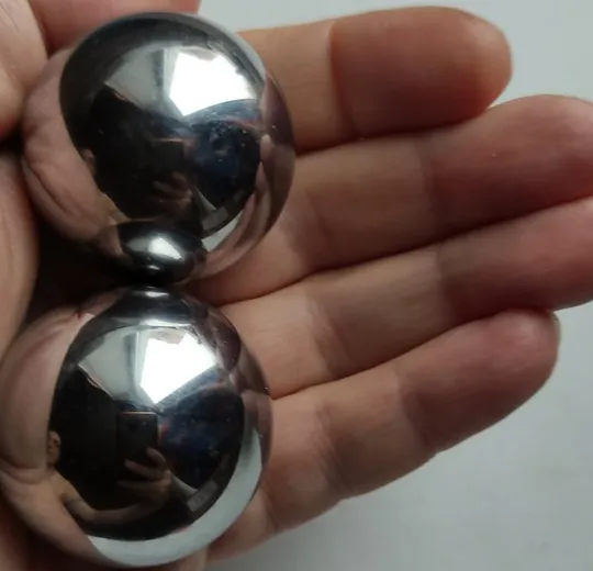 Два больших шара, сталь, винтаж, ссср pt532 Де купити