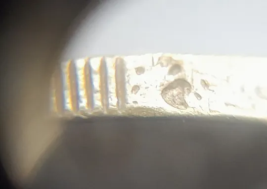 (1238) 50 копійок 1992 2.2ААм попадання стороннього предмету при чеканці (раковина, засмічення)(50 копеек 1992 2.2ААм брак) Інтернет-аукціон