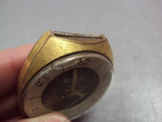 Наручные часы Ракета ссср двойной циферблат корпус позолота Ау5 баланс живой №10993 Продаж