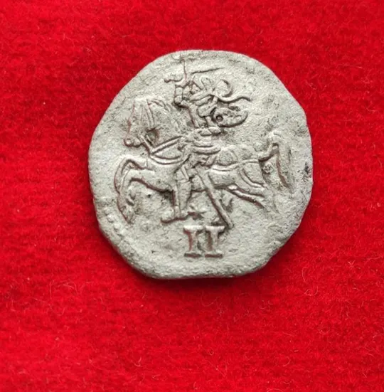 Старинная монета Двойной денарий 1570 года "Литва" (Польша, Сигизмунд II Август sv339. Ціна