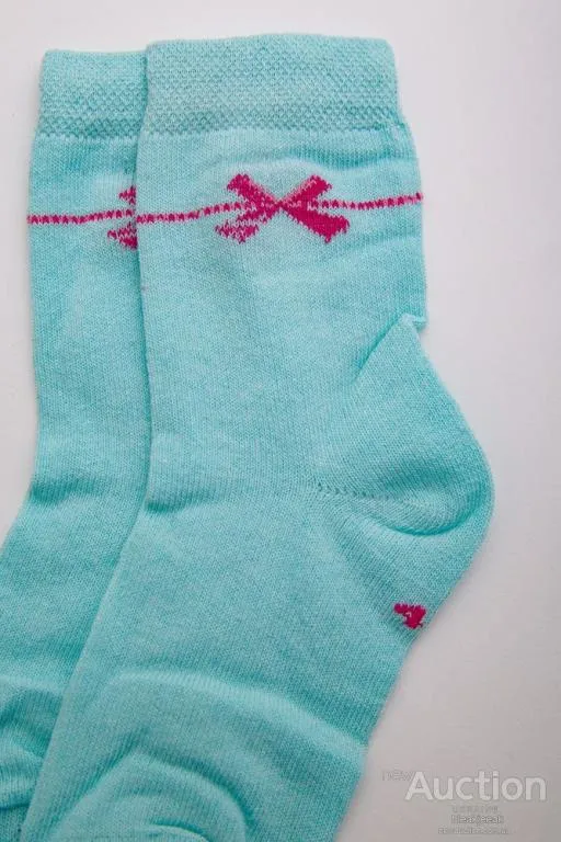 Детские носки для девочек, мятного цвета, 167R620 З аукціону