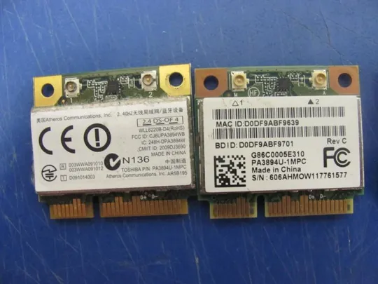 №307-16 WI-FI адаптер для Toshiba Satellite L755 L750 оригінал З аукціону