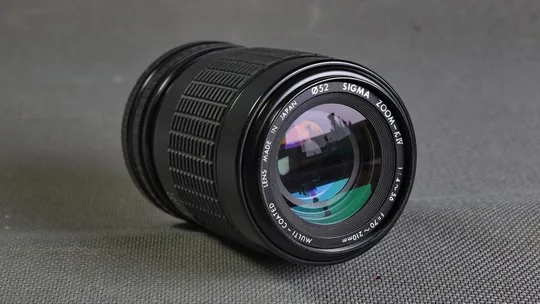 Canon FD телеобъектив Sigma Zoom-KIV 70-210mm/4-5.6 MC Ф52мм для беззеркалок Sony, Olympus и др. Ціна