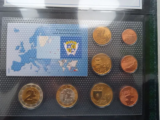 Купити Французькі південні і Антарктичні території. Набір монет Євромонет(Європроба)