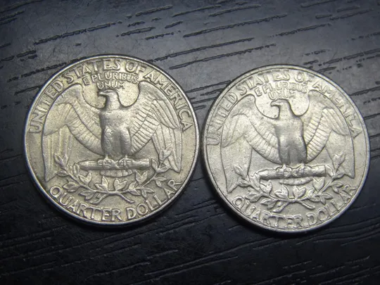 Купити 1/4 долара 1985 США (два різновиди)