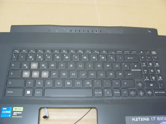 Купити номер0945-30 Кришка панель палмрест клавіатура підсвітка NSK-FG0JBN 3077L5C211  для MSI Katana 17 B12V MS-17L5  оригінал