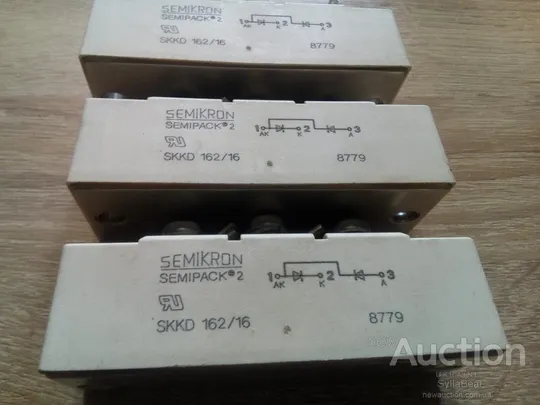 Модуль диодный, два послІдовні  діода 1600В 195А Ціна