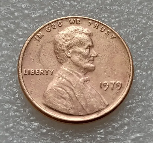 (8149 ря) 1 цент 1979 США (без мітки монетного двору) З аукціону