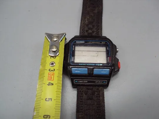 Наручные часы Casio Lap Memory 30 water 100M resist Japan винтаж водонепроницаемые №15082 З аукціону