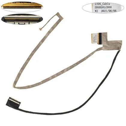 фото, Шлейф матриці для ноутбука Toshiba (C70, C70-D, C70-A) LED (DD0BD5LC000)