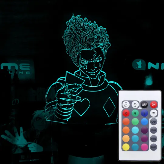 Акриловий світильник-нічник з пультом 16 кольорів Хісока Мороу 3 tty-n001862 Ціна