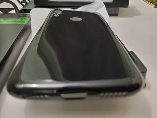 Купити Чехол чохол бампер Huawei Y7 2019 Black глянець