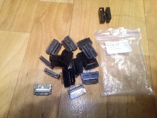 Роз'єм IDC16 BH16 комплект (мама - папа) Продаж