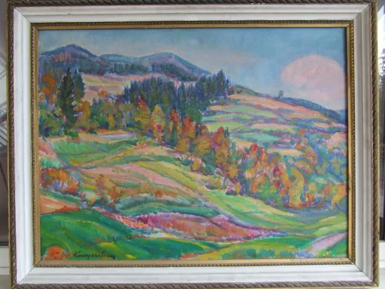 Закарпатская школа  Ердели Бокшая  Ковач  О .  раз.90х70 см.     также много другого. Інструкція