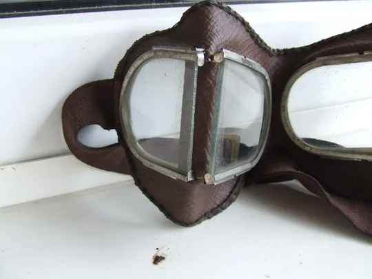 Очки стекляные защитные для токаря или... 1950- 1960 гг Недорого