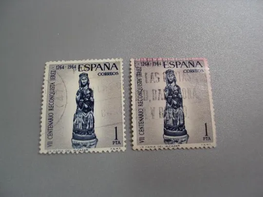 марки Испания 1964 религия Мадонна лот 2 шт гаш №2324 Ціна