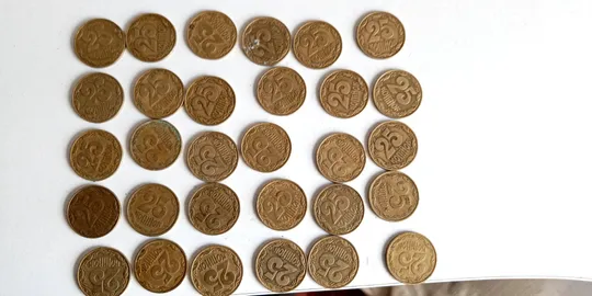 Монеты 25 копеек 1992 и 1994 года З аукціону