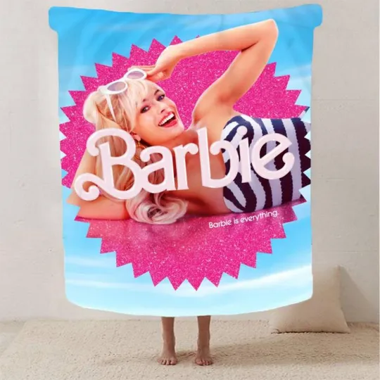 Купити Плед 3D Барби Розовая девочка 2835_B 13098 135х160 см