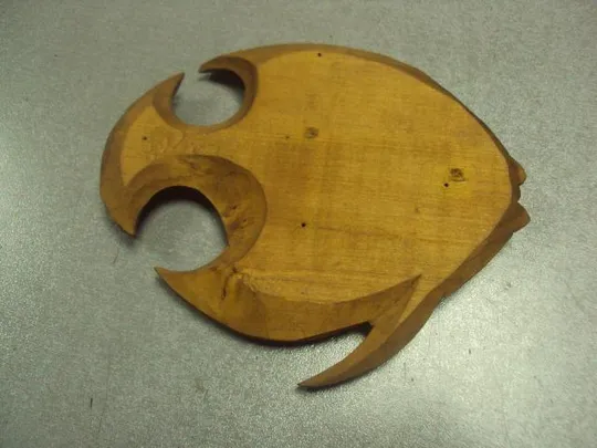 Скульптура дерево рыбка №608 З аукціону