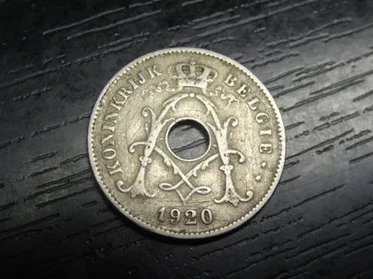 фото, 10 сантимів Бельгія 1920 Belgie