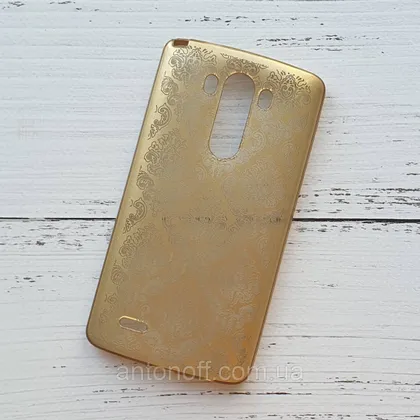 фото, Чохол LG G3 D850 D855 для телефона силіконовий Gold