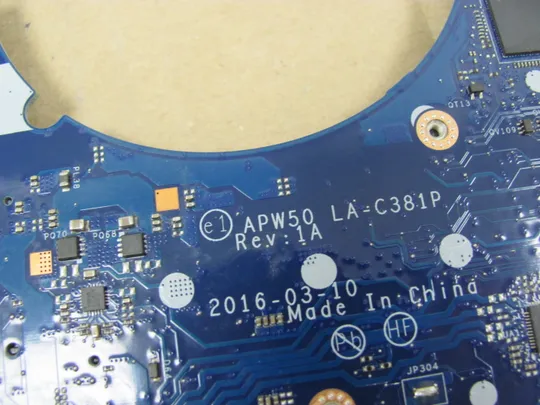 725-6  материнська плата APW50 LA-C381P  848219-001 SR2FQ  i7-6700HQ для  HP Zbook 15 G4 оригінал Характеристики