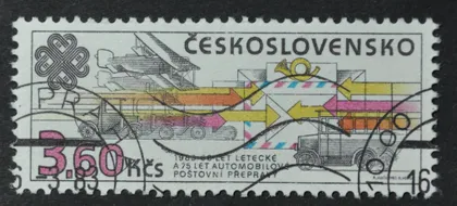 фото, Чехословакия Почтовый транспорт 1983