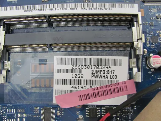 506-2 материнська плата LA-7201P для Toshiba Satellite C660 оригінал Торговий майданчик