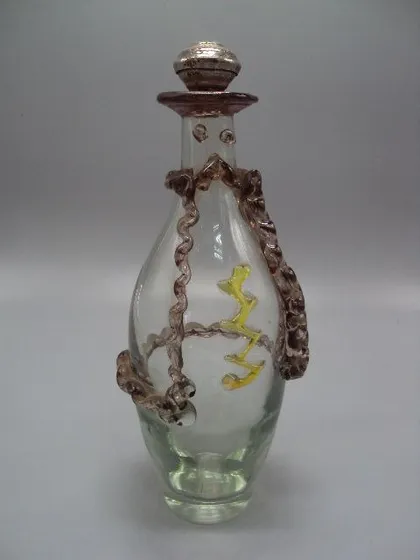 фото, Штоф гутное стекло графин гуцул высота 26,5 см №13673