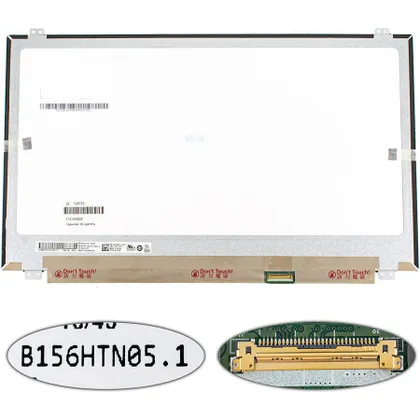 фото, Матрица 15.6" B156HTN05.1 (1920*1080, 30pin(eDP, 120HZ, 400 cd/m?), LED, SLIM(вертикальные ушки), матовая, разъем справа внизу)