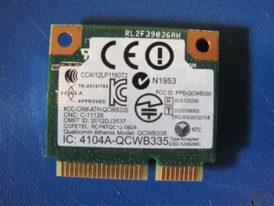 Купити №1-21 Wi-Fi адаптер 0C3Y4J 4104A-QCWB335 для DELL INSPIRON 17 P26E INSPIRON 3521 5521 17 5748 5000 оригінал