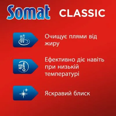 Купити Порошок для мытья посуды в посудомойке Somat Classic 2 кг (9000101801507)