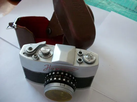 Фотоаппарат Нарцисс  Черный . НАРЦИСС , объектив ВЕГА-М-1 , вега м-1 , Футляр . Светофильтр . Де купити